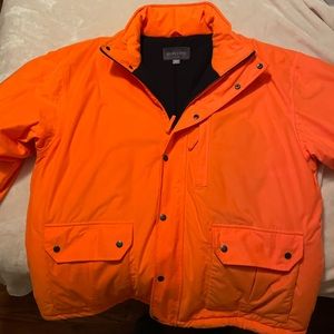 Herters mens blaze orange insulated hunting coat.